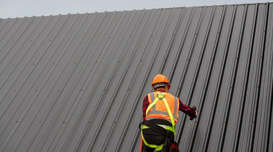 Professional metal roof installation services in Colbert, OK